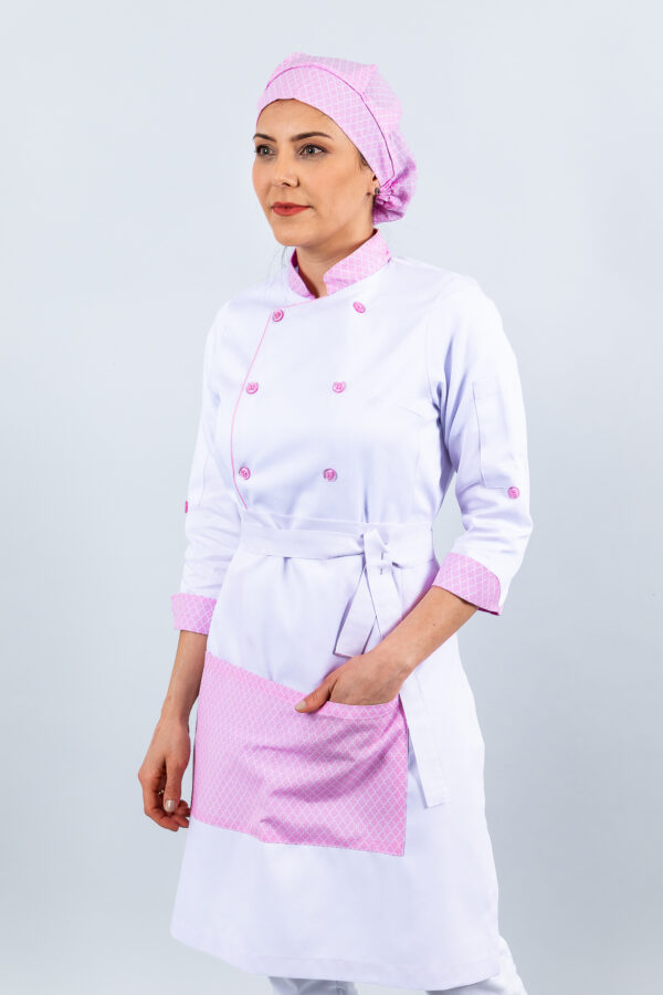 Dólmã Fem. Detalhes Rosa - Image 3