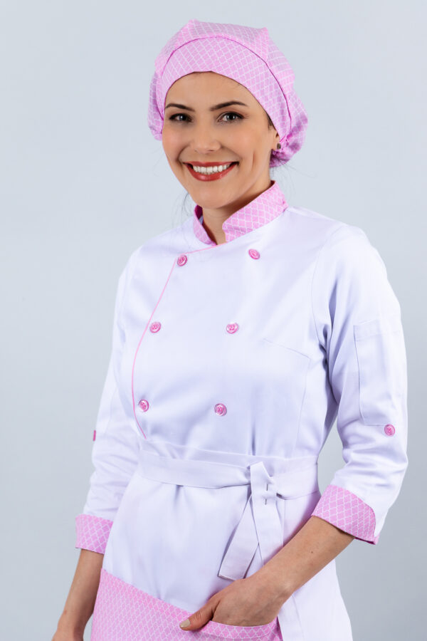 Dólmã Fem. Detalhes Rosa - Image 4