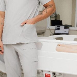 Scrub Cinza masculino