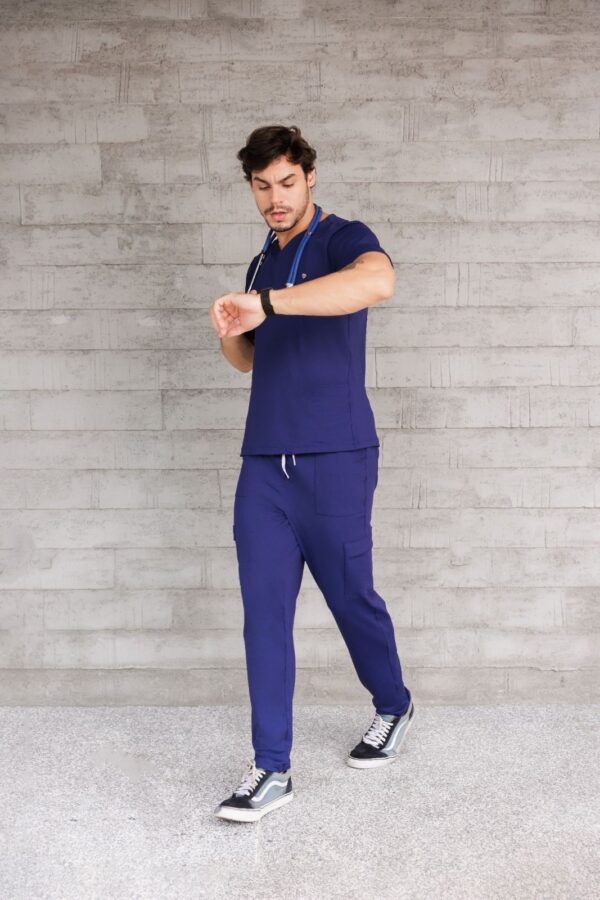 Scrub Marinho masculino