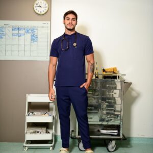 Scrub Trend azul masculino