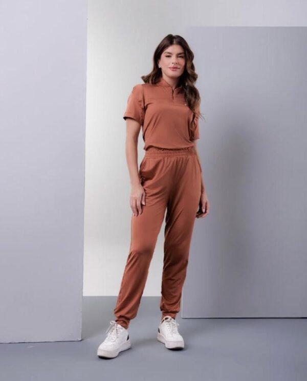 Scrub terracota feminino