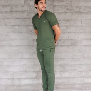 Scrub Verde Militar masculino