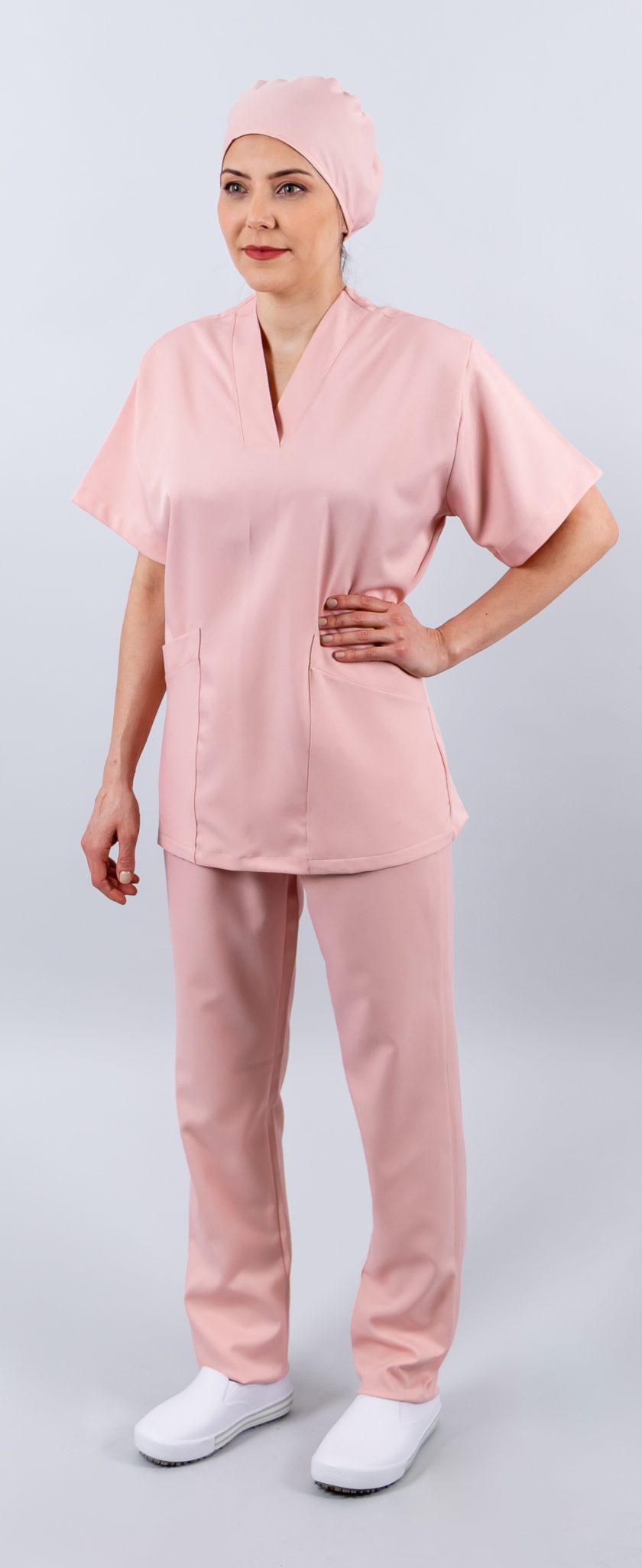 Pijama Cirúrgico Rosa 01