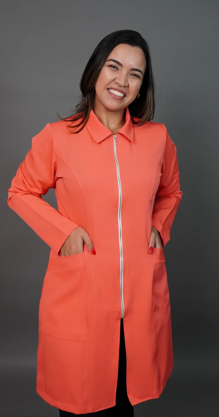 jaleco laranja feminino 03