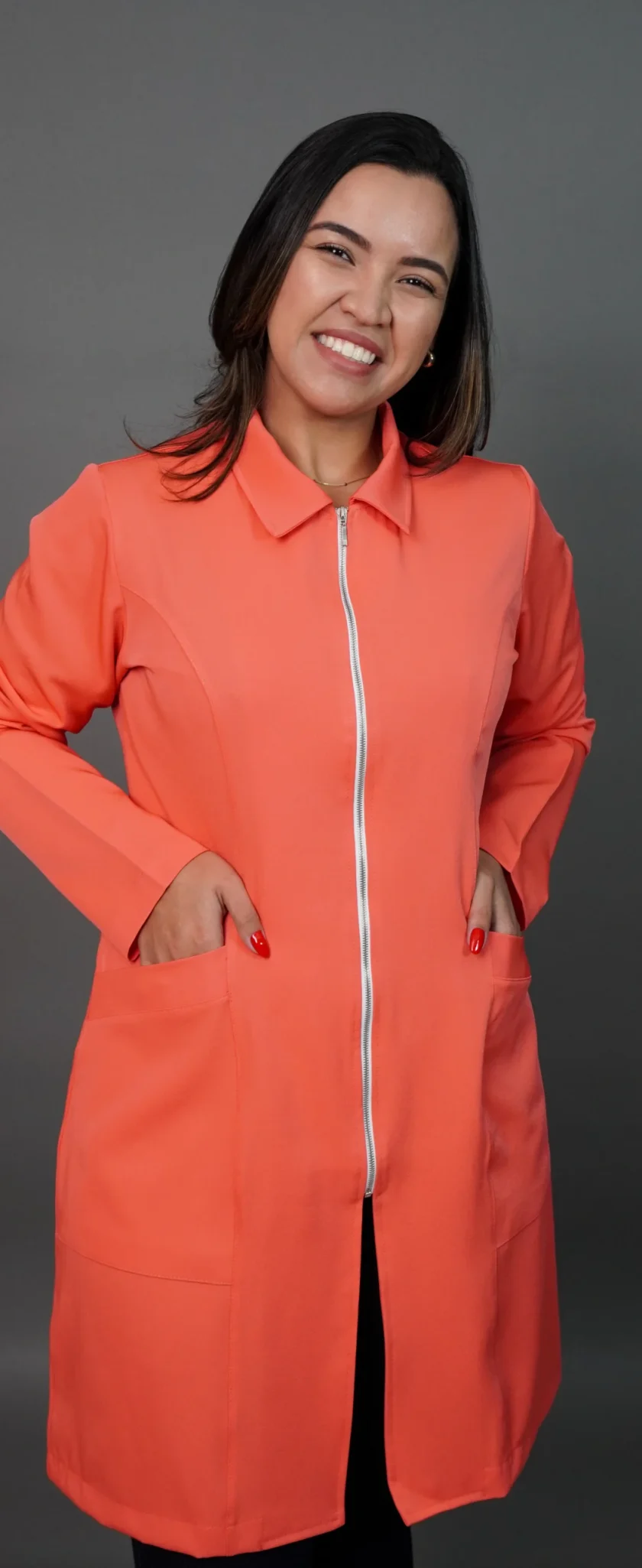 jaleco laranja feminino 03